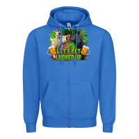 True Royal let's get lucked up charolais and black angus bull Zipper Hoodie - RanaPortraitStore