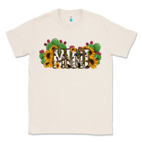 Natural Cactus Cowhide Sunflower Mama and Mini Set Classic Tee - Jasminsmagicworld
