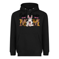Black western bull terrier mom Heavyweight Hoodie - RanaPortraitStore