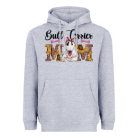 Heather Grey western bull terrier mom Heavyweight Hoodie - RanaPortraitStore