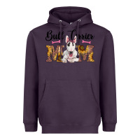 Plum western bull terrier mom Heavyweight Hoodie - RanaPortraitStore