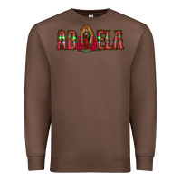 Chestnut abuela floral aztec leopard Premium Sweatshirt - Jasminsmagicworld