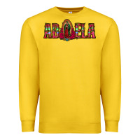 Lemon abuela floral aztec leopard Premium Sweatshirt - Jasminsmagicworld