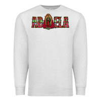 Oatmeal Heather abuela floral aztec leopard Premium Sweatshirt - Jasminsmagicworld