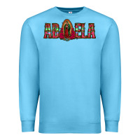 Ocean Blue abuela floral aztec leopard Premium Sweatshirt - Jasminsmagicworld