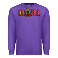 Purple abuela floral aztec leopard Premium Sweatshirt - Jasminsmagicworld
