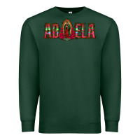 Sports Green abuela floral aztec leopard Premium Sweatshirt - Jasminsmagicworld