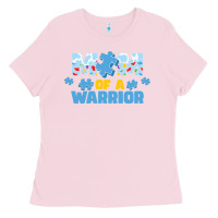Bubblegum Pink LIL Autism Mom Ladies Tee - CowhideDigitalArt