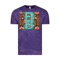Cloud Purple Western Mama Pink Roses Mother's Day Vintage Tee - LillyAllenDesigns