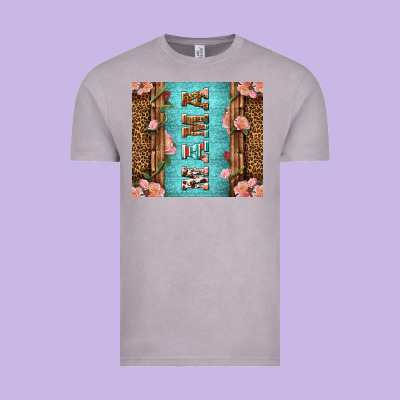 Western Mama Pink Roses Mother's Day Vintage Tee Designed By Lillyallendesigns