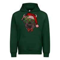 Foreset Green christmas bison Urban Hoodie - RanaPortraitStore