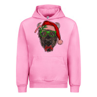 Fuchsia Pink christmas bison Urban Hoodie - RanaPortraitStore