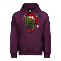 Mauve Wine christmas bison Urban Hoodie - RanaPortraitStore