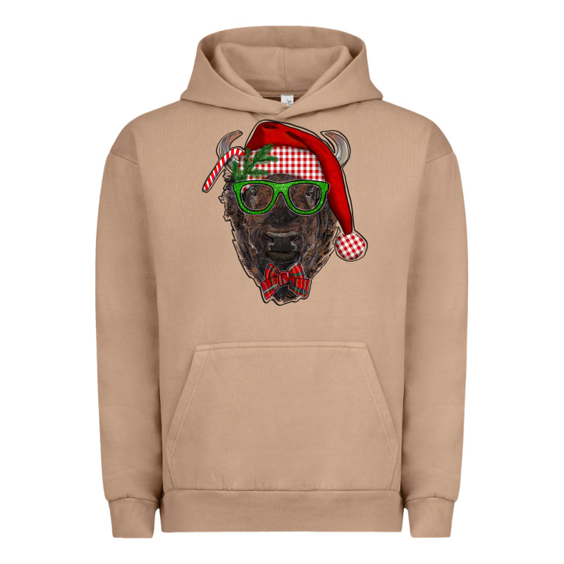 Christmas Bison Urban Hoodie by RanaPortraitStore | Teevron