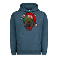 Pigment Midnight Navy christmas bison Urban Hoodie - RanaPortraitStore