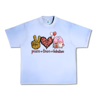 Peace Love Valentines Gnomes Urban Heavy Tee | Teevron