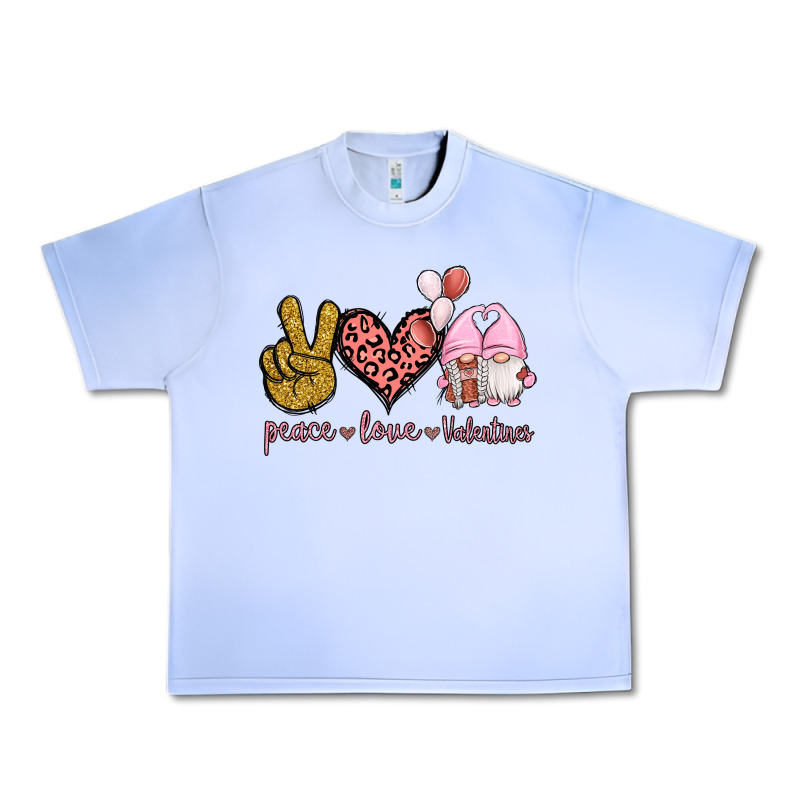 Peace Love Valentines Gnomes Urban Heavy Tee by Jasminsmagicworld | Teevron