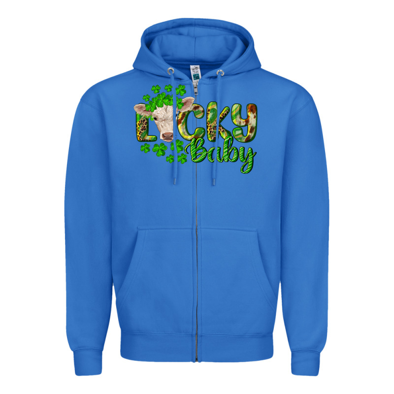 Lucky Baby Charolais Calf Zipper Hoodie by RanaPortraitStore | Teevron
