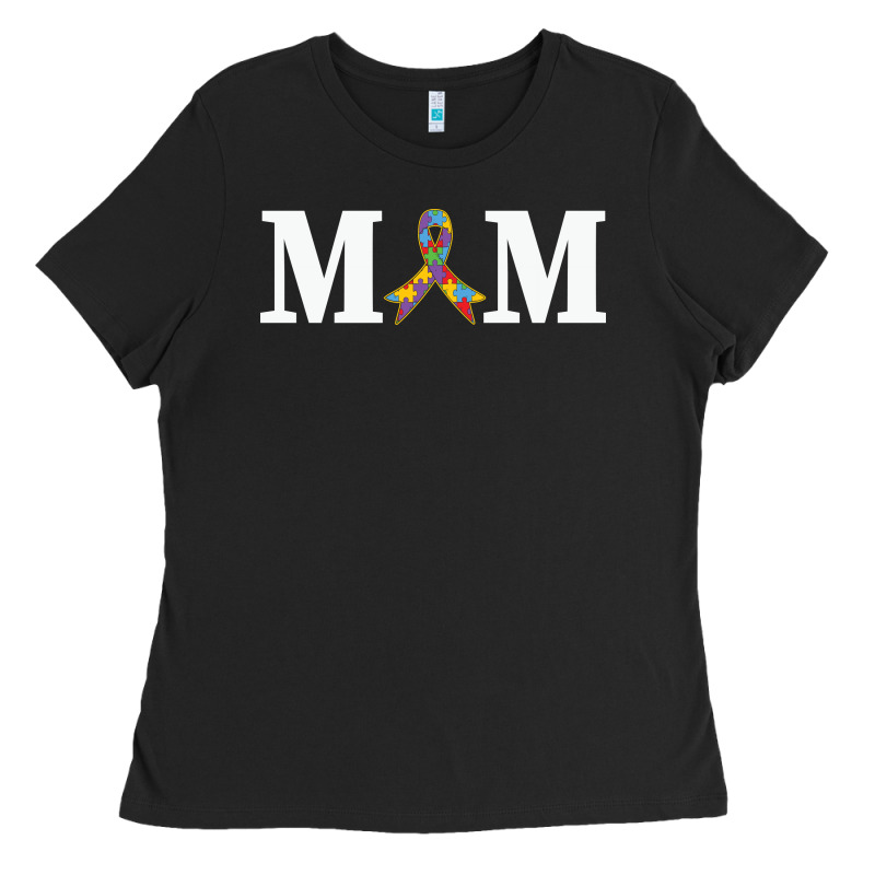 Lil Autism Mom Ladies Tee by CowhideDigitalArt | Teevron