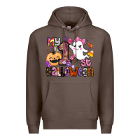 Coffee my 1st halloween Premium Hoodie - BarkalooDesign