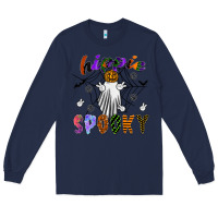 Navy hippie spooky Long Sleeve Tee - SublimationCraftShop