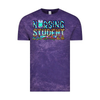Cloud Purple Nursing Student No Sleep No Money No Life Vintage Tee - CowhideDigitalArt