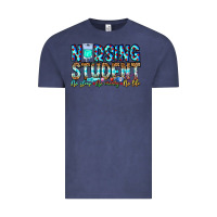 Vintage Denim Nursing Student No Sleep No Money No Life Vintage Tee - CowhideDigitalArt