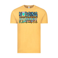 Vintage Mustard Nursing Student No Sleep No Money No Life Vintage Tee - CowhideDigitalArt