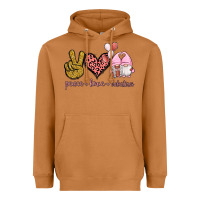 Meerkat Peace Love Valentines Gnomes Heavyweight Hoodie - Jasminsmagicworld
