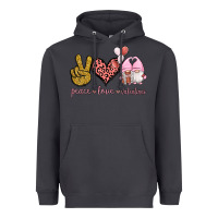 Smoke Peace Love Valentines Gnomes Heavyweight Hoodie - Jasminsmagicworld