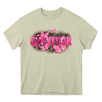 Mossy Survivor Breast Cancer Heavy Core Tee - FaDigitalArtStudio