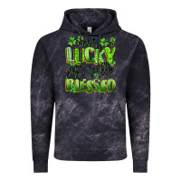 Cloud Black not lucky just really blessed Vintage Hoodie - Artiststas