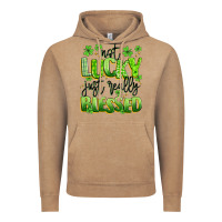 Vintage Coffee not lucky just really blessed Vintage Hoodie - Artiststas