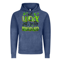 Vintage Denim not lucky just really blessed Vintage Hoodie - Artiststas
