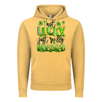 Vintage Mustard not lucky just really blessed Vintage Hoodie - Artiststas