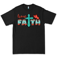 Black Have Faith Premium Tee - BundleAndBundleShop