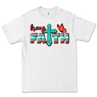 White Have Faith Premium Tee - BundleAndBundleShop