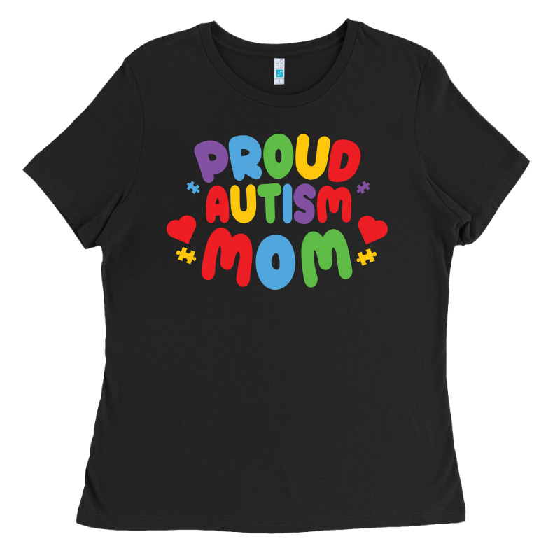 Lil Autism Mom Ladies Tee by CowhideDigitalArt | Teevron