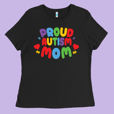 Lil Autism Mom Ladies Tee Designed By Cowhidedigitalart