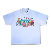 Grape Ice Happy Easter Bunny Urban Heavy Tee - CowhideDigitalArt