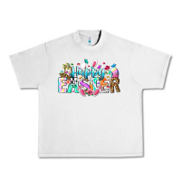Lunar Rock Happy Easter Bunny Urban Heavy Tee - CowhideDigitalArt