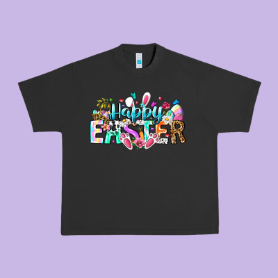 Happy Easter Bunny Urban Heavy Tee Designed By Cowhidedigitalart