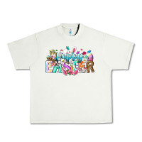 Pistachio Happy Easter Bunny Urban Heavy Tee - CowhideDigitalArt