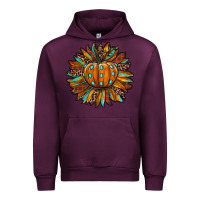 Mauve Wine pumpkin sunflower Urban Hoodie - RanaPortraitStore