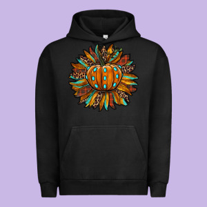 Pumpkin Sunflower Urban Hoodie Designed By Ranaportraitstore
