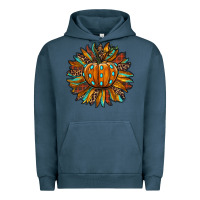 Pigment Midnight Navy pumpkin sunflower Urban Hoodie - RanaPortraitStore