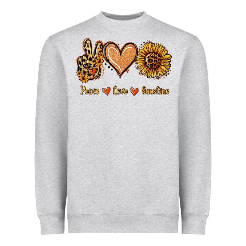 Peace Love Sunshine Heavyweight Sweatshirt by Jasminsmagicworld | Teevron