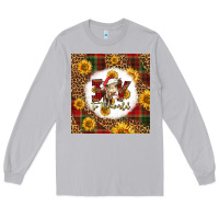 Moon Dust joy to the world christmas cow Long Sleeve Tee - LillyAllenDesigns