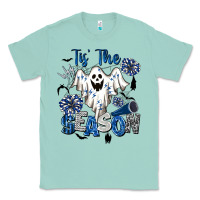 Seafoam Tis' The Season Cheer Ghost Classic Tee - BarkalooDesign