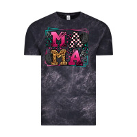 Cloud Black Racing leopard frame mama Mother's Day Vintage Tee - LillyAllenDesigns